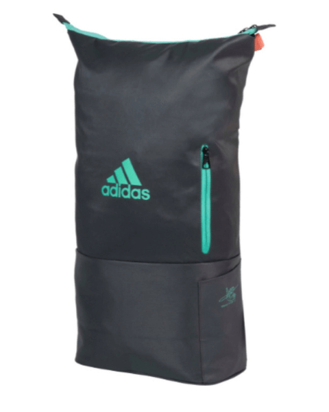 Zijaanzicht van Adidas Backpack Multigame Antraciet 2023