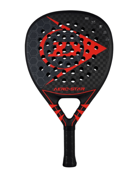 Vooraanzicht van padelracket Dunlop Aero Star