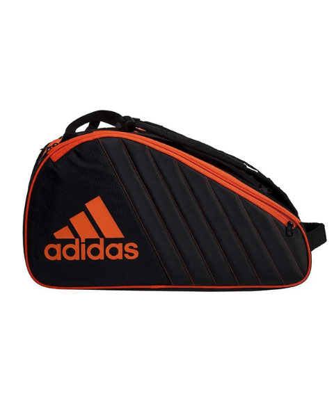 Vooraanzicht van Padeltas Adidas Racket Pro Tour Zwart/Oranje