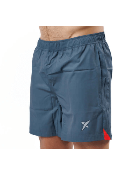 Drop Shot Short Grijs/Rood zijkant