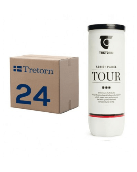 Tretorn Serie + Tour Padelbälle Box (24 Dosen)